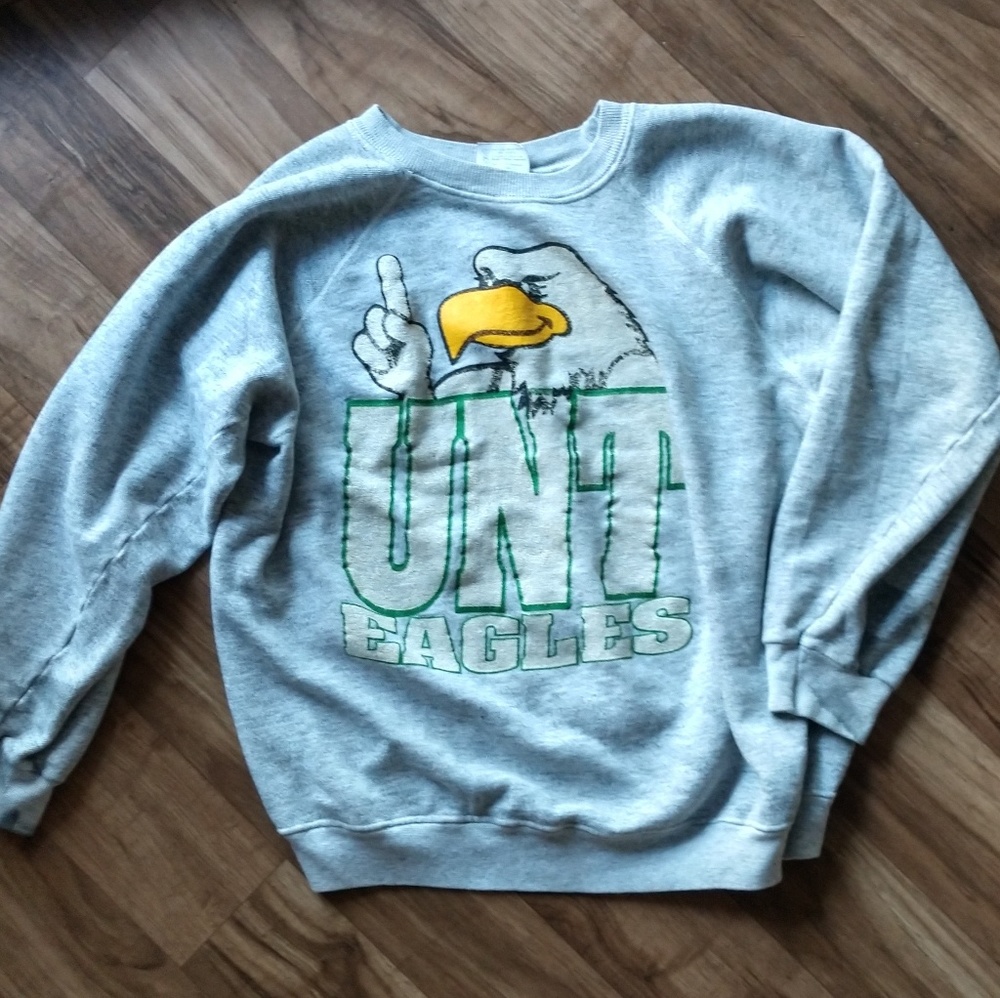 Vintage UNT cropped sweatshirt